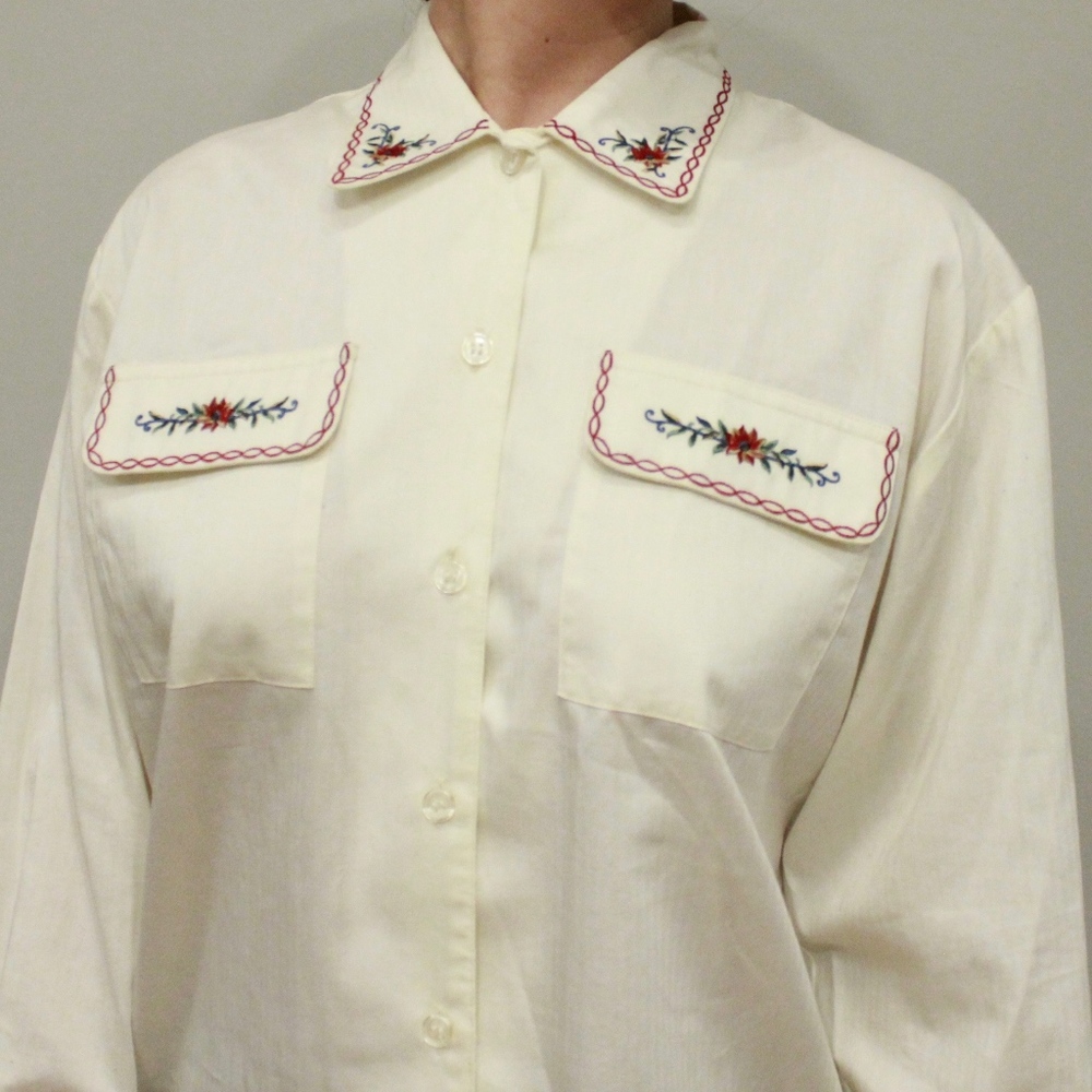 Vintage Embroidered Blouse